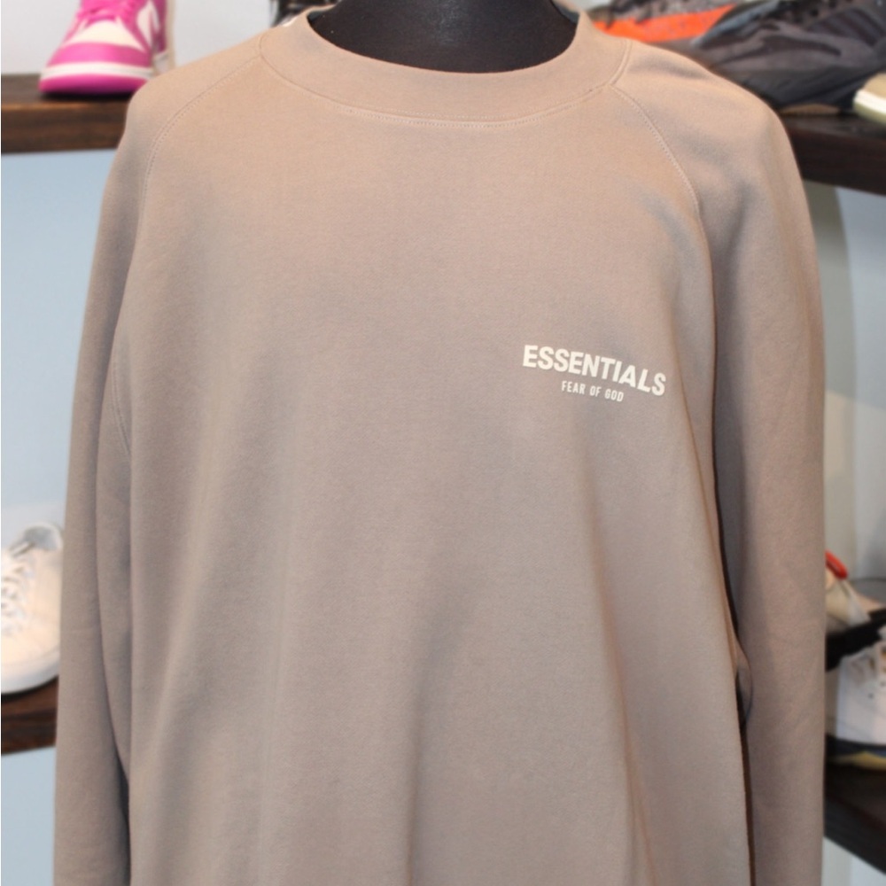 Fear of God Essentials Cotton Sweatshirt “Tan”